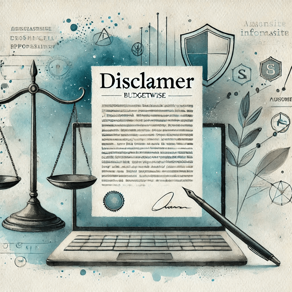 Disclaimer – Budget Wise Disclaimer – Budget Wise