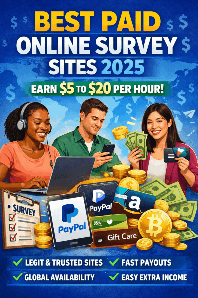 Best Paid Online Survey Sites in 2025