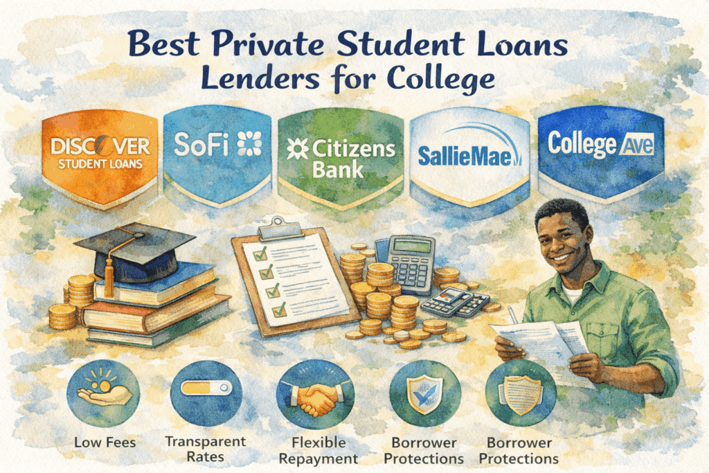Best Private Student Loan Lenders and Loans for College