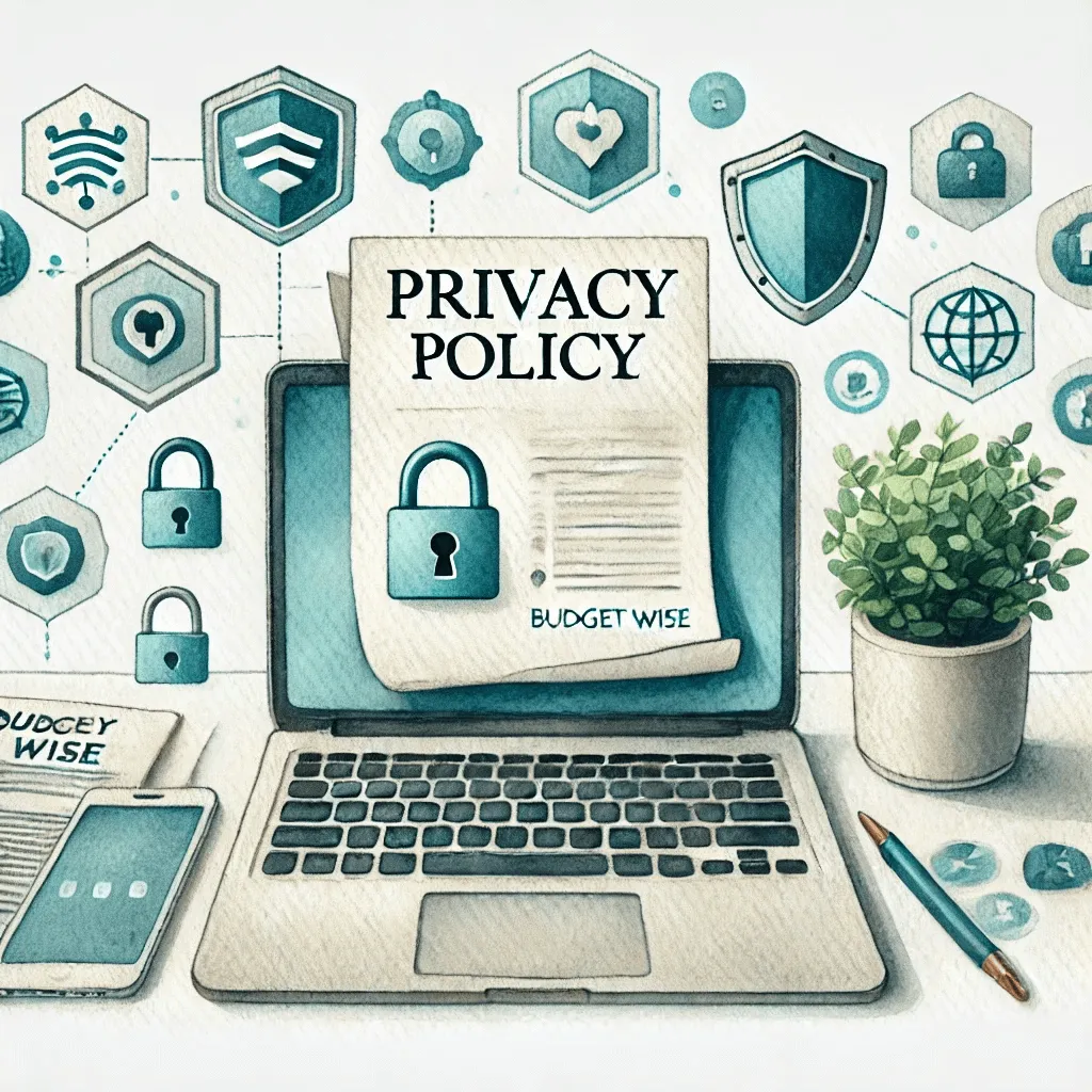 a privacy policy for a website called budget wise (1)