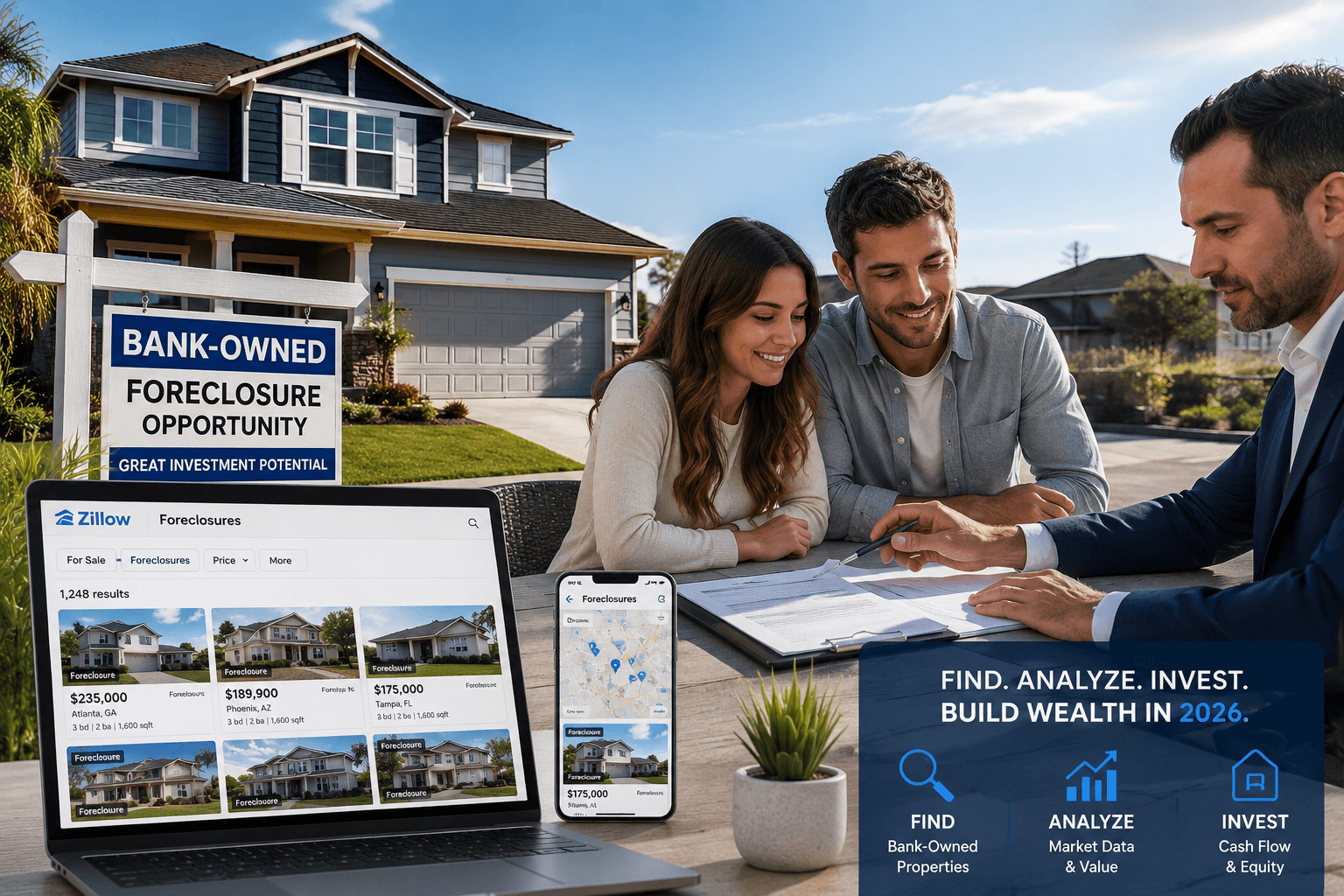 Zillow foreclosed homes and REO properties guide for buyers in 2026